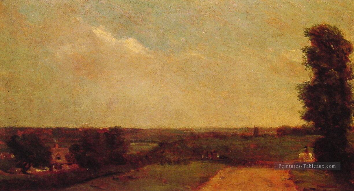 Vue vers Dedham romantique John Constable Peintures à l'huile